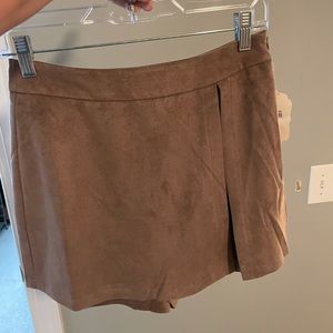 Altar’d State brown suede skort-never worn before and super soft